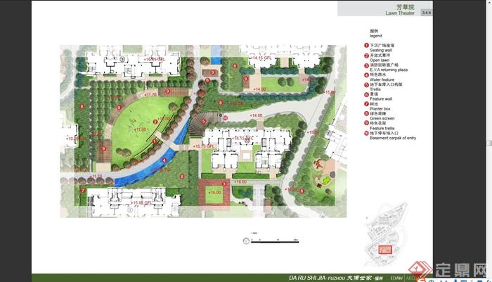 福州某高档住宅区景观规划设计PDF方案(14)