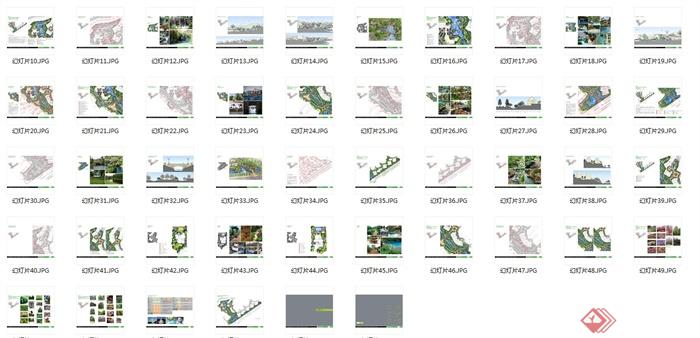 某现代风格住宅样板区景观规划设计jpg方案(6)