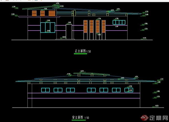 长15.54米*宽约9米三角形景观公厕方案图(1)