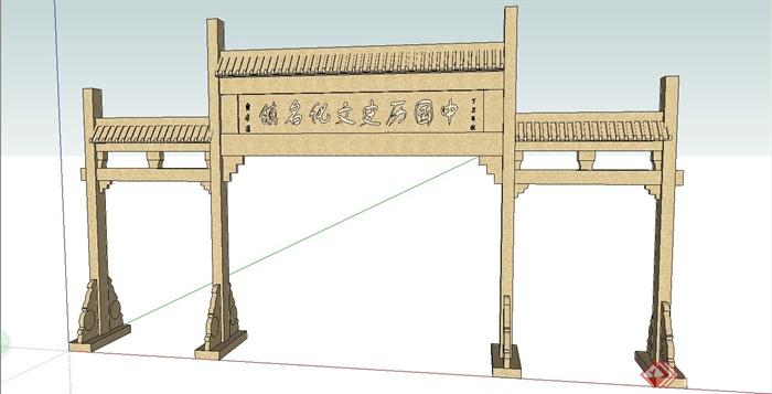 中国古建筑大合集SU模型含JPG图片文件(6)