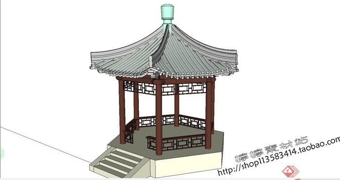 中国古建筑大合集SU模型含JPG图片文件(16)