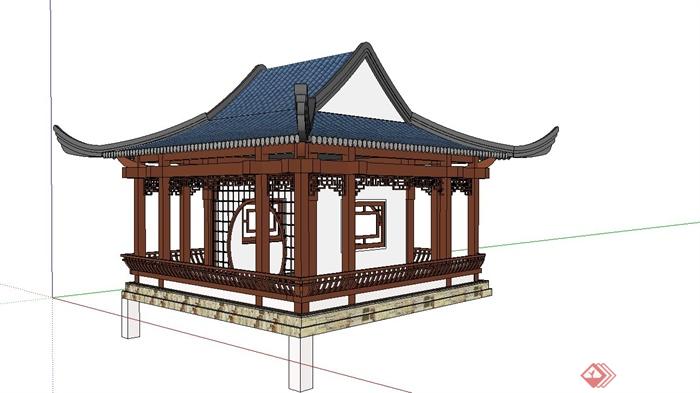 中国古建筑大合集SU模型含JPG图片文件(19)