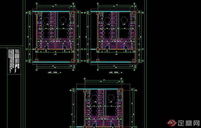 某现代风格学校教学楼建筑设计CAD施工图(5)
