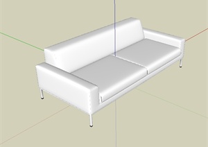 某办公室沙发设计SU(草图大师)模型