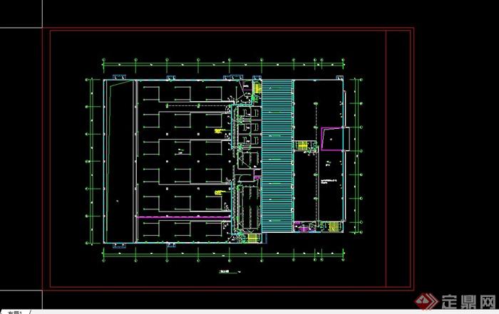 某食品有限公司厂房及办公楼建筑设计CAD施工图(7)