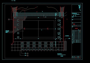 浙江某现代风格城市广场景观设计CAD施工图全套