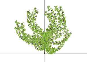 藤蔓及垂直植物绿化设计SU(草图大师)模型