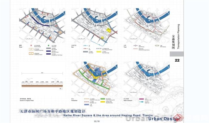 天津某现代风格滨河广场以及城市规划设计JPG方案(8)
