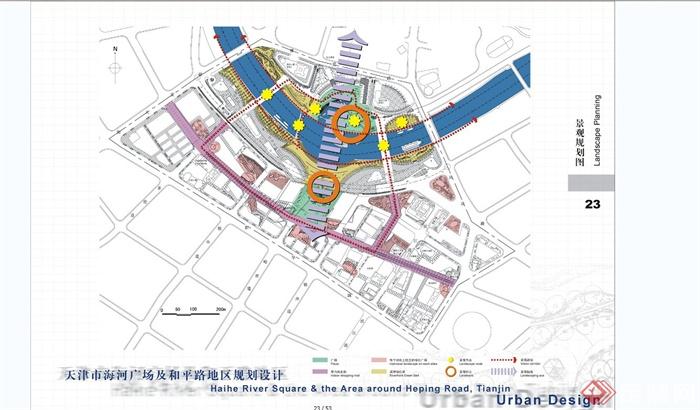 天津某现代风格滨河广场以及城市规划设计JPG方案(9)