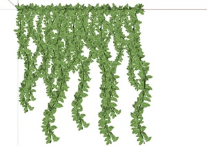 藤蔓及垂直植物绿化SU(草图大师)模型