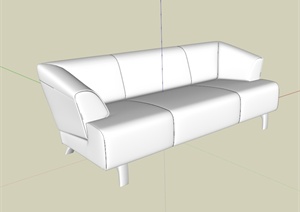 某现代风格大厅沙发设计SU(草图大师)模型