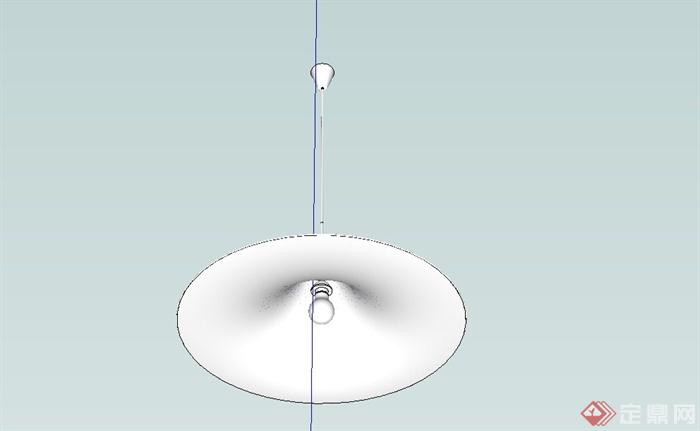 简约现代吊灯设计SU模型(2)