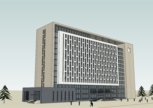 政府办公楼设计SU(草图大师)模型