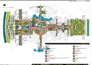 重庆市某现代风格广场景观规划设计JPG方案