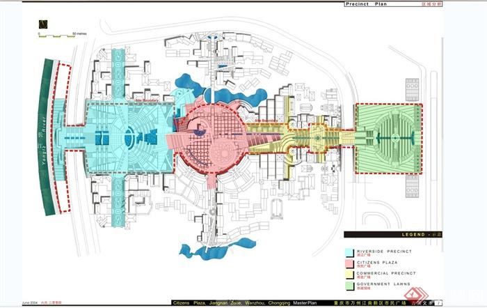 重庆市某现代风格广场景观规划设计JPG方案(3)