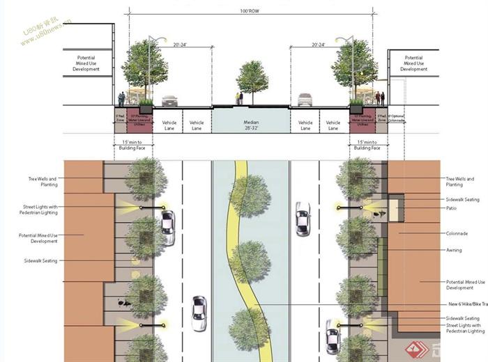 休斯敦城市走廊规划设计jpg文本(3)