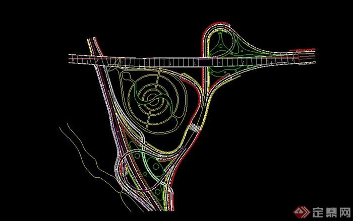 南庄兜及秋山大型立交绿化设计CAD方案含3DMAX和JPG图片(7)