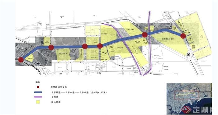 某城市开发区道路景观设计方案(3)