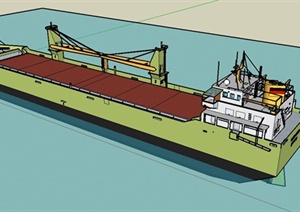 某现代风格航海船只设计SU(草图大师)模型