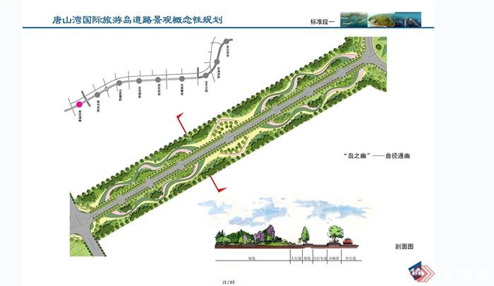 唐山湾三岛道路景观规划设计JPG方案(14)