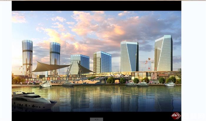 淮南市山南新区商务区景观规划设计JPG方案含SU模型以及设计说明(15)