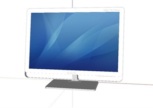 电脑显示器设计SU(草图大师)模型
