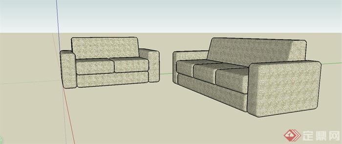 沙发组合设计SU模型(2)