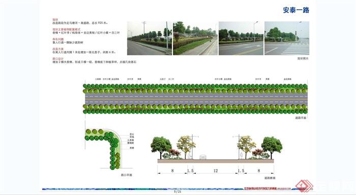 无锡锡山现代风格道路景观规划设计JPG方案(3)