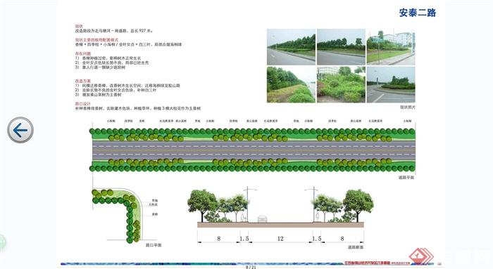 无锡锡山现代风格道路景观规划设计JPG方案(4)