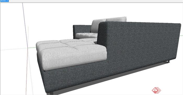 现代简约时尚沙发设计SU模型(3)