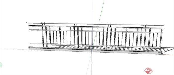 铁质围栏设计SU模型(2)