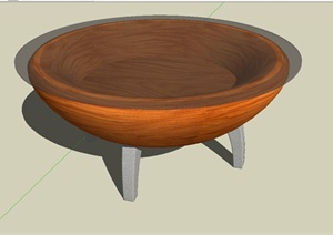 现代风格咖啡桌设计SU(草图大师)模型