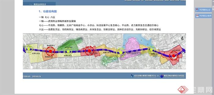 武汉市某现代中式风格道路景观规划设计PDF方案(1)