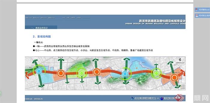 武汉市某现代中式风格道路景观规划设计PDF方案(2)