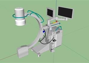 医疗检测器械设计SU(草图大师)模型