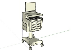 精致医疗器械SU(草图大师)模型