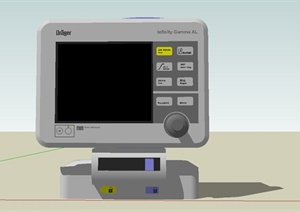 医疗电子器械SU(草图大师)模型
