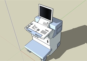 医疗电子检测器械设计SU(草图大师)模型