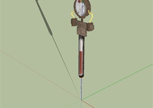 医疗气压针设计SU(草图大师)模型