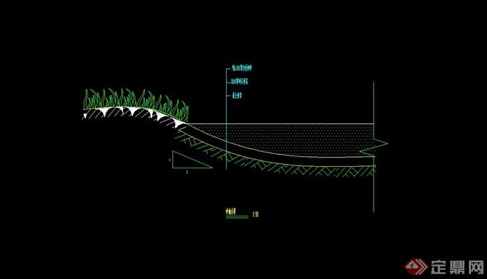 园林汀步设计CAD施工图(4)