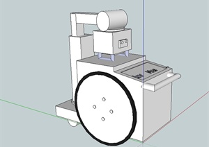 某医疗器械设备设计SU(草图大师)模型