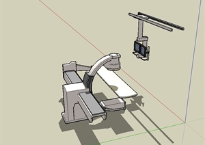 医疗检查器械设计SU(草图大师)模型