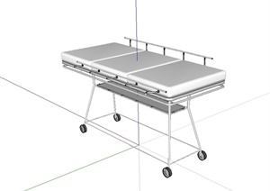 医疗室内床设计SU(草图大师)模型