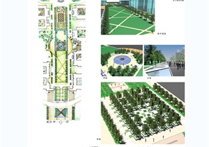 杭州电子工业学院新校区环境设计cad、jpg方案