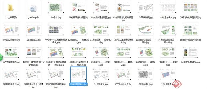 现代大学城校园规划设计方案文本(9)