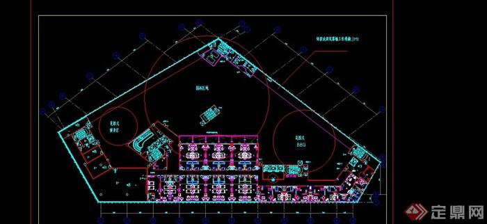 澳门金都酒店现代风格屋顶花园景观规划设计CAD方案图含SU模型和JPG图片(11)