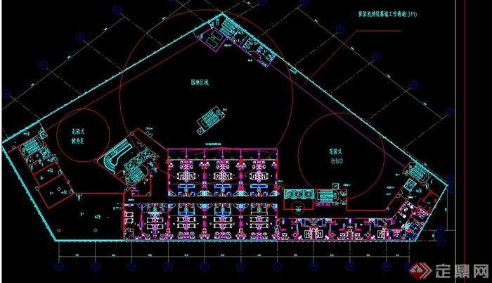 澳门金都酒店现代风格屋顶花园景观规划设计CAD方案图含SU模型和JPG图片(12)