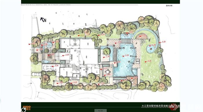 大江景欧式风格别墅区庭院景观规划设计JPG方案(15)