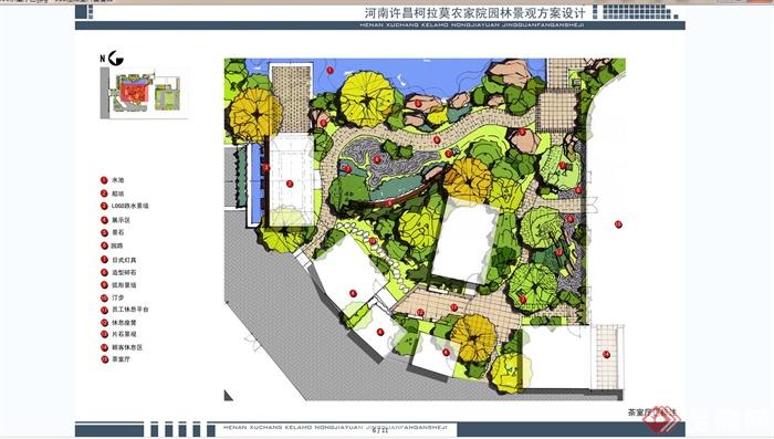 现代中式风格柯拉莫农家院景观规划设计JPG方案含CAD平面图以及PSD(6)