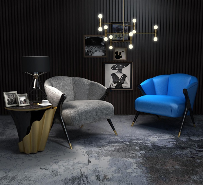 现代沙发组合设计3d模型